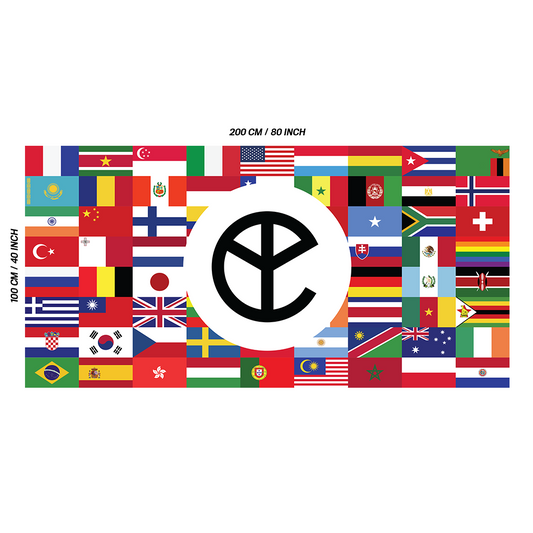 YELLOW CLAW WORLDWIDE FLAG