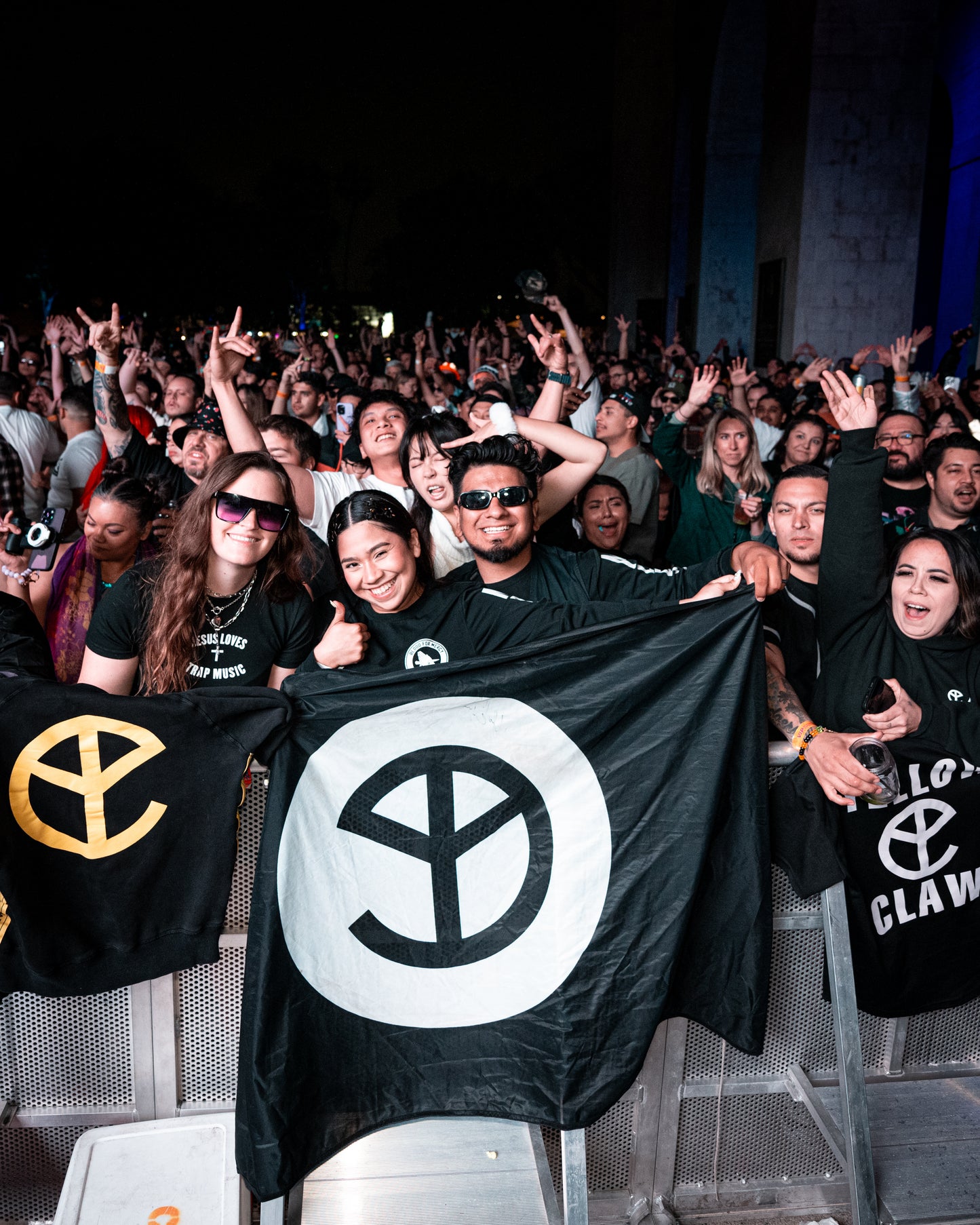 YELLOW CLAW FESTIVAL FLAG