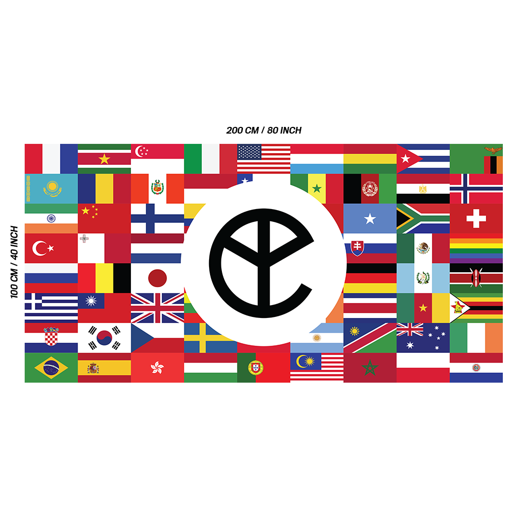 YELLOW CLAW WORLDWIDE FLAG